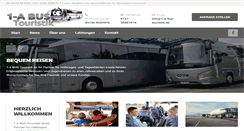 Desktop Screenshot of 1-a-bus-touristik.de